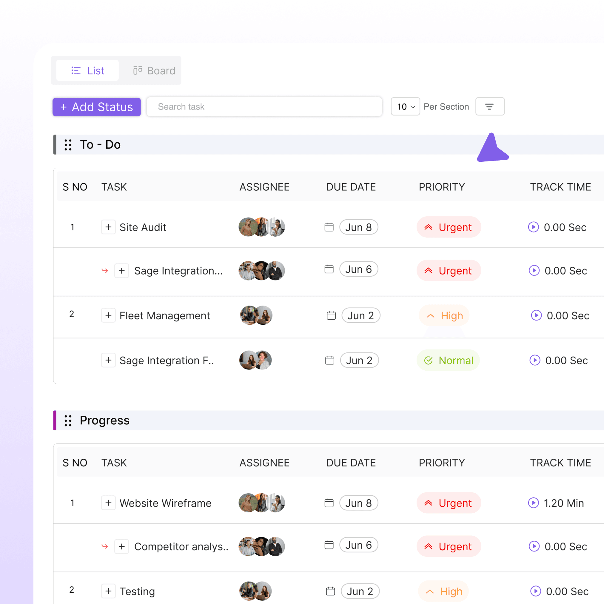 Projects, Tasks & Workflows