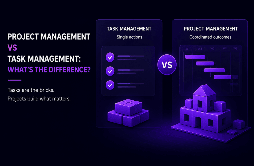 Project Management vs Task Management: What’s the Difference?